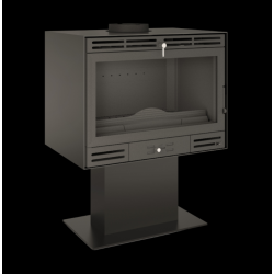 Ferlux Afar Stufa a legna in ghisa con pira 15,9 kW