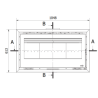 Ferlux Teide 100 panoramic 12.5 kW turboventilated wood burning insert