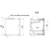 Ferlux Teide 100 panoramic 12.5 kW turboventilated wood burning insert