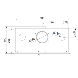 Ferlux Teide 100 panoramic 12.5 kW turboventilated wood burning insert