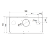 Ferlux Teide 100 panoramic 12.5 kW turboventilated wood burning insert