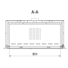 Ferlux Teide 100 panoramic 12.5 kW turboventilated wood burning insert