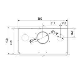 Insert à Bois Ferlux Teide 90 Panoramique 11 kW Turbo ventilé