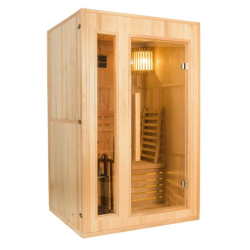 Sauna a Vapor Zen 2 lugares Pacote Completo 3.5kW