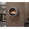 Infire Incyrcle Bioethanol Fireplace with Glass 2 kW White
