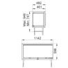 Bronpi Cairo 110-D 2-pane wood insert left side Vision 15kW