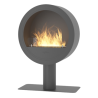 Infire Incyrcle Bioethanol Fireplace with Bracket 2 kW Black
