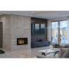 SIMPLEfire Frame 900 Bioethanol Fireplace Black with 1 Window