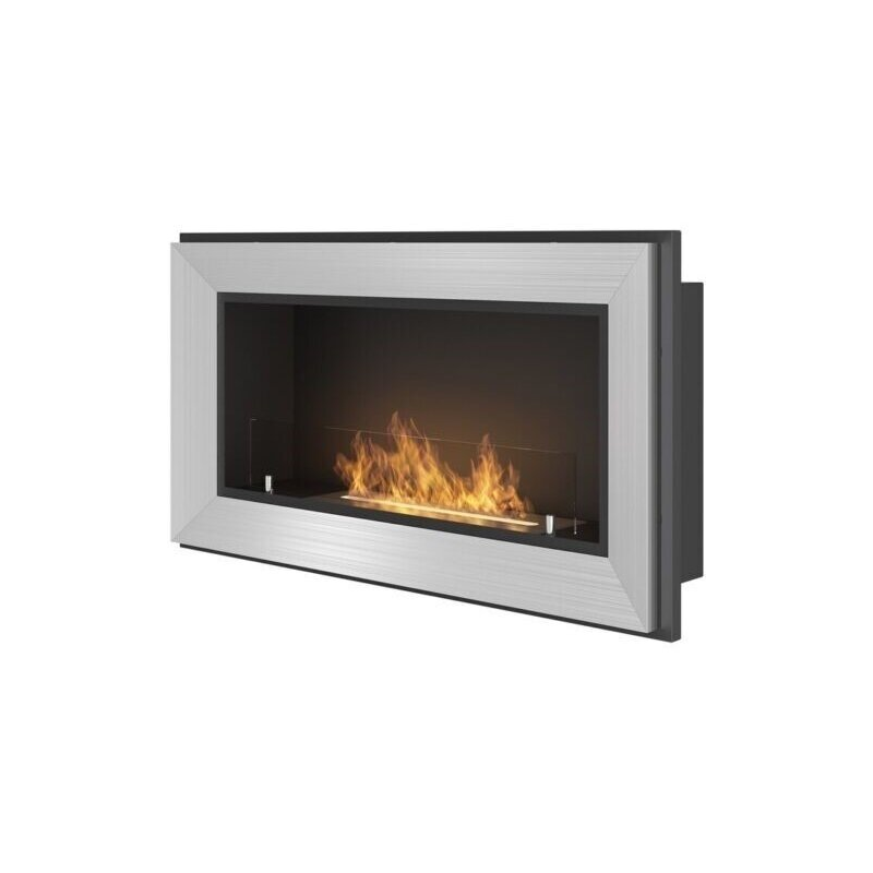 SIMPLEfire Frame 900 Bioethanol Fireplace Black with 1 Window