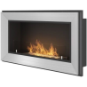 SIMPLEfire Frame 900 Bioethanol Fireplace Black with 1 Window
