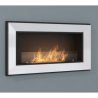 SIMPLEfire Frame 900 Bioethanol Fireplace Black with 1 Window