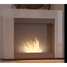 Cheminée au bioéthanol SIMPLEfire Portal2 blanc avec 1 vitre