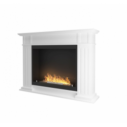 Infire Inportal1 Bioethanol Fireplace White with 1 Window