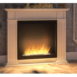 Infire Inportal1 Chimenea de Bioetanol Blanco con 1 Ventana