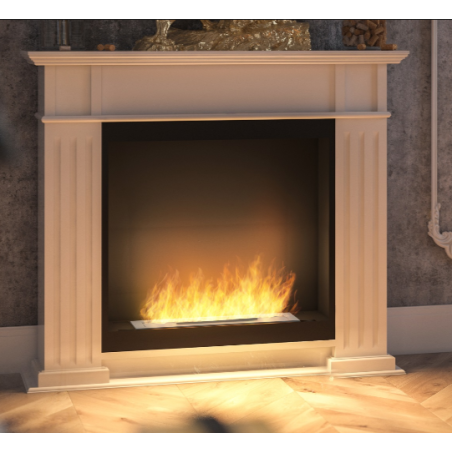 Infire Inportal1 Bioethanol Fireplace White with 1 Window