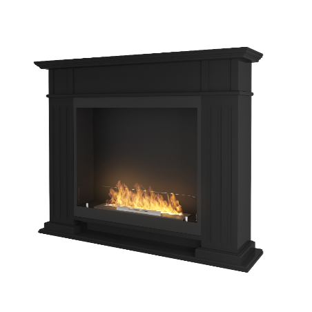 Infire Inportal1 Bioethanol Fireplace White with 1 Window