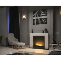Infire Inportal1 Bioethanol Fireplace White with 1 Window