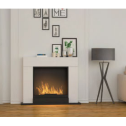 Infire Inportal1 Bioethanol Fireplace White with 1 Window