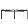 Electric Bioclimatic Pergola Aluminium LED Strips 18 m2