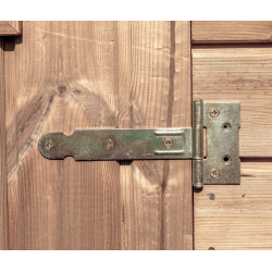 Abri de jardin Habrita Thermabri en bois massif 15,14 m2 avec toit en acier