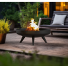Misa 700 Steel Fire Bowl black Infire