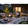 Misa 700 Steel Fire Bowl black Infire