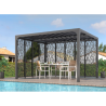 Pergola Bioclimatic Orientable Blades 11 m2 and Brise-Vue 2 Faces