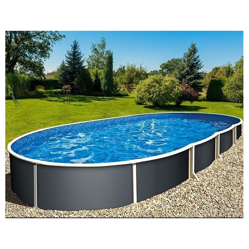 Azuro Oval Pool 5,5x3,7x1,2 Freistehender oder unterirdischer Sandfilter