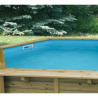 Pool Wood Ubbink Océa 430 H120cm Blue Liner