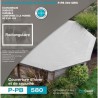 Winterabdeckung 6x3 rechteckiger Holzpool BWT myPOOL