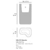 Milos Vondom Planter H115cm Alta