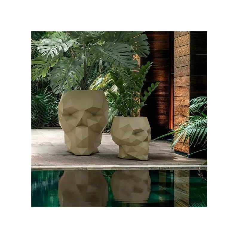 Skull Vondom Planter H43cm Medium