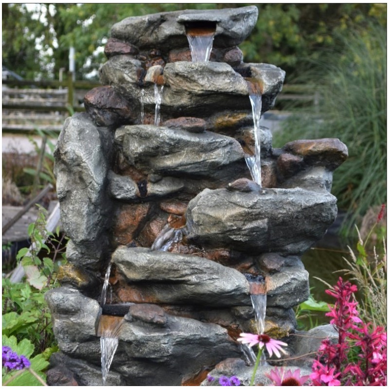 Bonorva Waterfall Fountain Complete Kit with Ubbink Pump