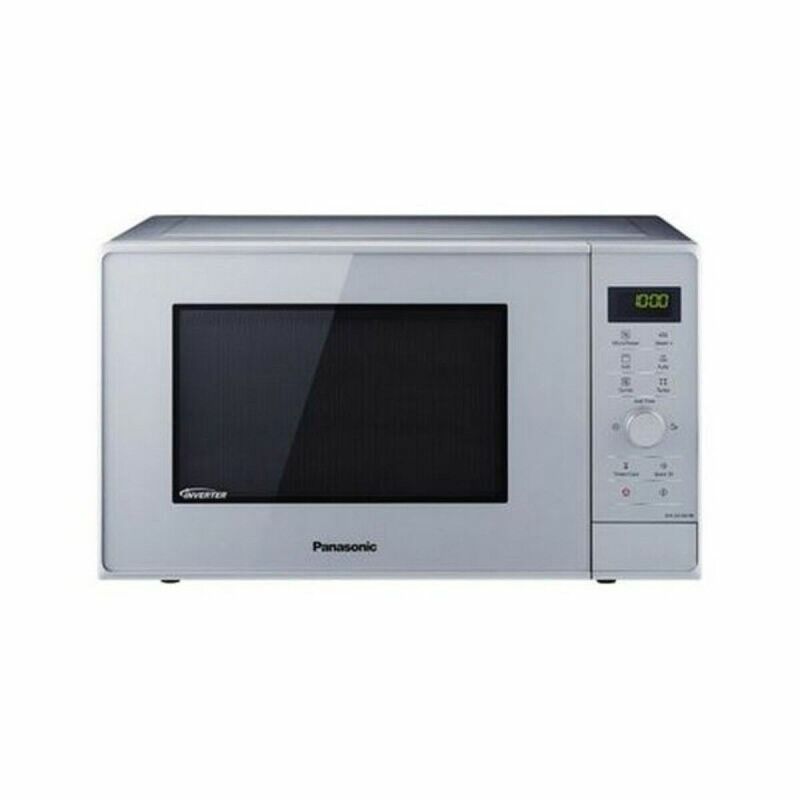 Mikrowelle mit Grill Panasonic NN-GD36HMSUG 1000 W 23 L Silberfarben Mikrowelle mit Grill Panasonic NN-GD36HMSUG 1000 W 23 L Silberfarben