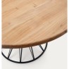 Round Table 120 Acacia Wood Inu VeryForma