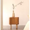 Mesita de noche de madera natural 50x55 Leni VeryForma