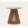 Mesa de apoio de madeira de teca natural Jet 50 cm VeryForma