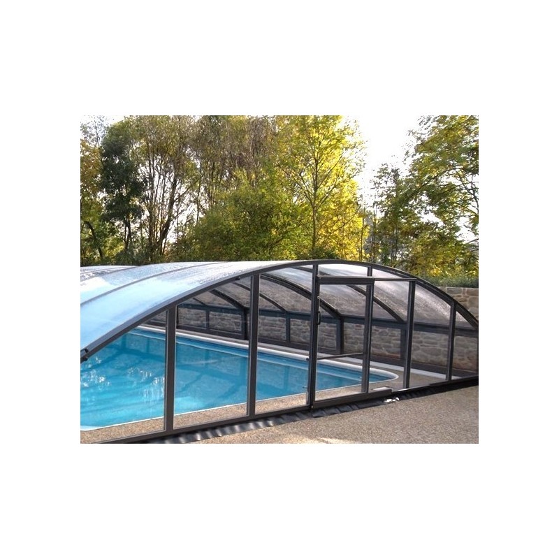 Abri de Piscine mi-haut télescopique Imperial 4.3X5 Abrilios