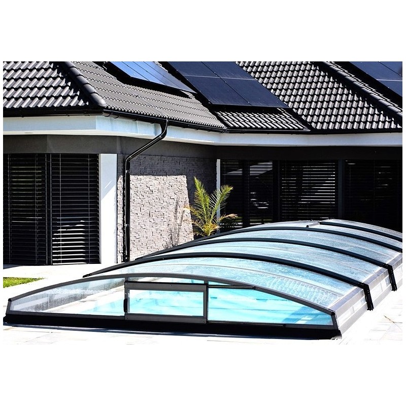 Abri de Piscine Bas télescopique Imperial 8.54X3.3 Abrilios