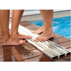 Abri de Piscine Bas télescopique Imperial 8.54X3.8 Abrilios