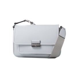 Borsa a Tracolla Michael Kors Bradshaw Bianco 24 x 17 x 5 cm