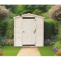 Abri toilette sèche en bois Alpina 2.10x2.21 Habrita 4.64m2