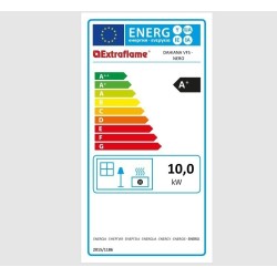 Pellet stove La Nordica Extraflame Dahiana VFS 10 kW ventilated Ivory