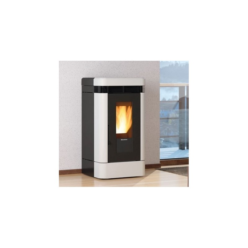 Pelletofen La Nordica Extraflame Dahiana VFS 10 kW belüftet Elfenbein