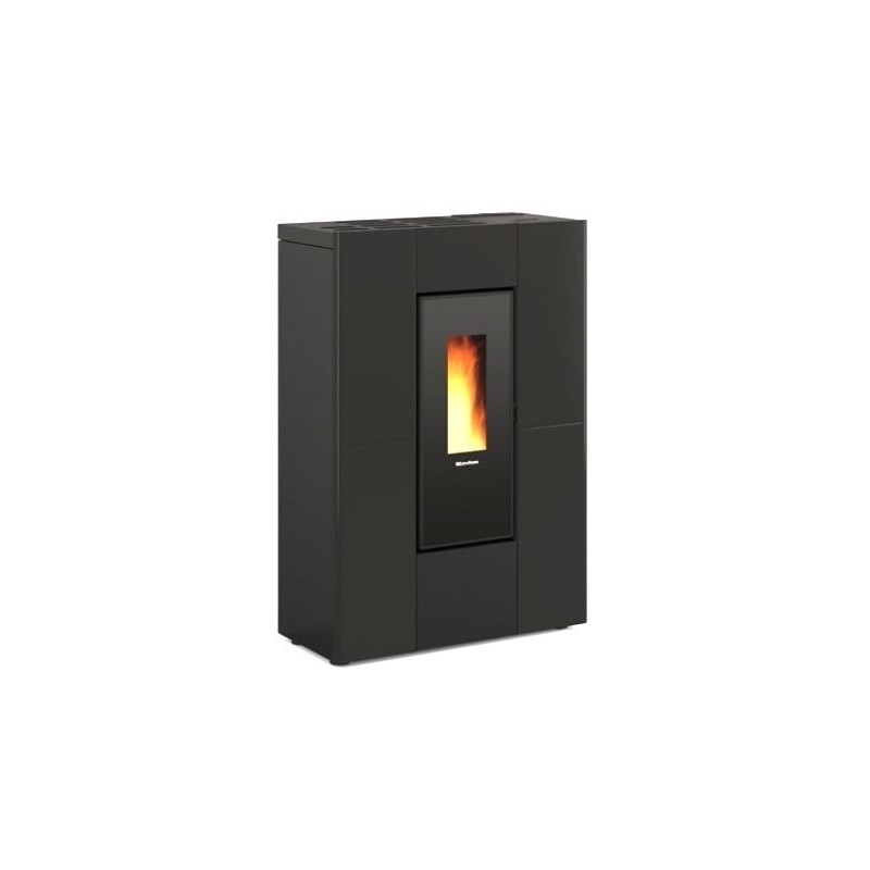 La Nordica Extraflame Luisella 5kW Narrow Ventilated Pellet Stove Burgundy