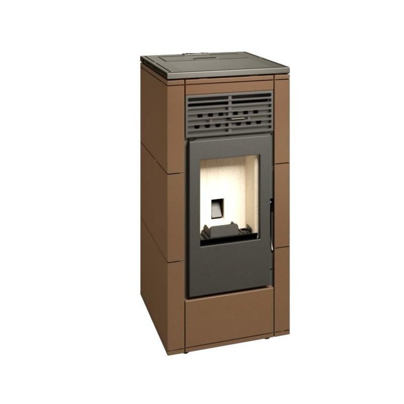 Ferlux Nerea Pellet Stove 12 kW Vintage Brown