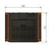 Ferlux Ares 8 kW Pellet Stove Pearl White