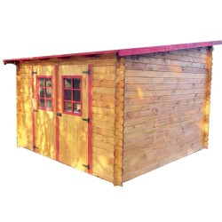 Abri de Jardin en bois Lavan 3.00x3.30 Habrita 10m2