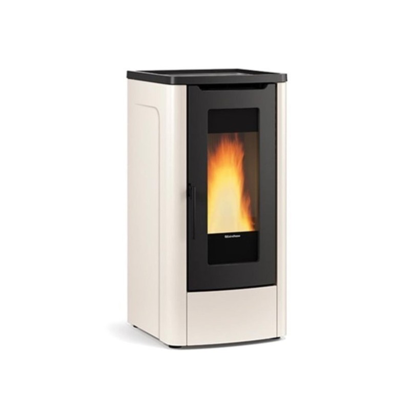 Dahiana Plus VFS 10 kW Ducted Pellet Stove La Nordica Extraflame Ivory