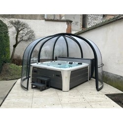 Abrigo deslizante redondo Sfero Abrilios 3,90m transparente